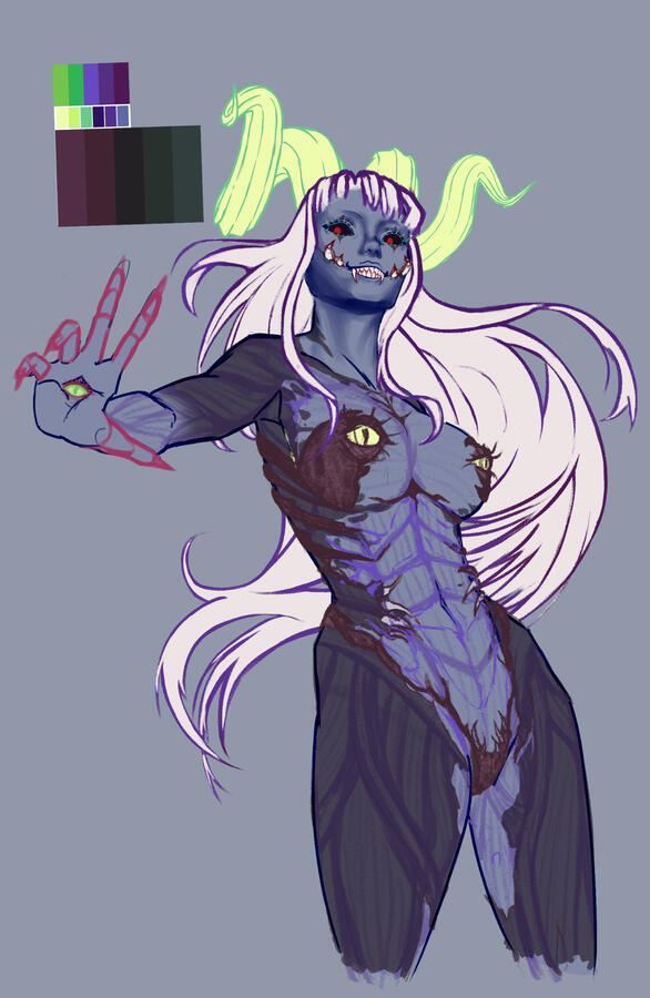 Slaanesh + Nurgle Lady (WIP) Slaanesh + Nurgle Lady (WIP)